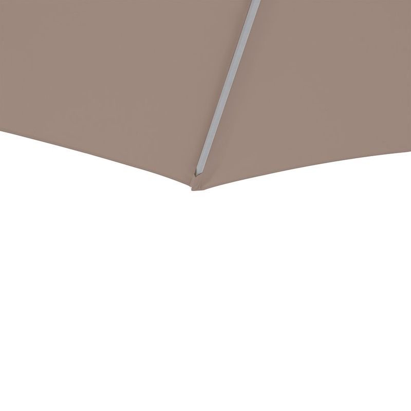 Sombrilla de Mesa Aura II Octogonal de Aluminio 3.94 Metros Color Taupe