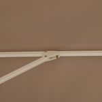 Sombrilla de Mesa Aura II Octogonal de Aluminio 3.94 Metros Color Taupe