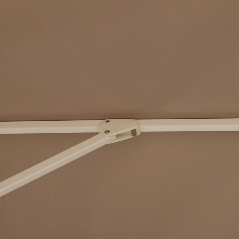 Sombrilla de Mesa Aura II Octogonal de Aluminio 3.94 Metros Color Taupe