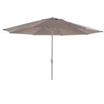 Sombrilla de Mesa Aura II Octogonal de Aluminio 3.94 Metros Color Taupe