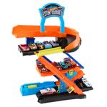 Pista Garage de Acrobacias Hot Wheels City con Auto 1:64 y Elevador