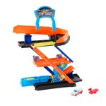 Pista Garage de Acrobacias Hot Wheels City con Auto 1:64 y Elevador