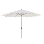 Sombrilla de Mesa Aura II Octogonal de Aluminio 3.94 Metros Color Blanco