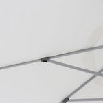 Sombrilla de Mesa Aura II Octogonal de Aluminio 3.94 Metros Color Blanco