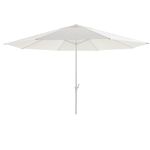 Sombrilla de Mesa Aura II Octogonal de Aluminio 3.94 Metros Color Blanco