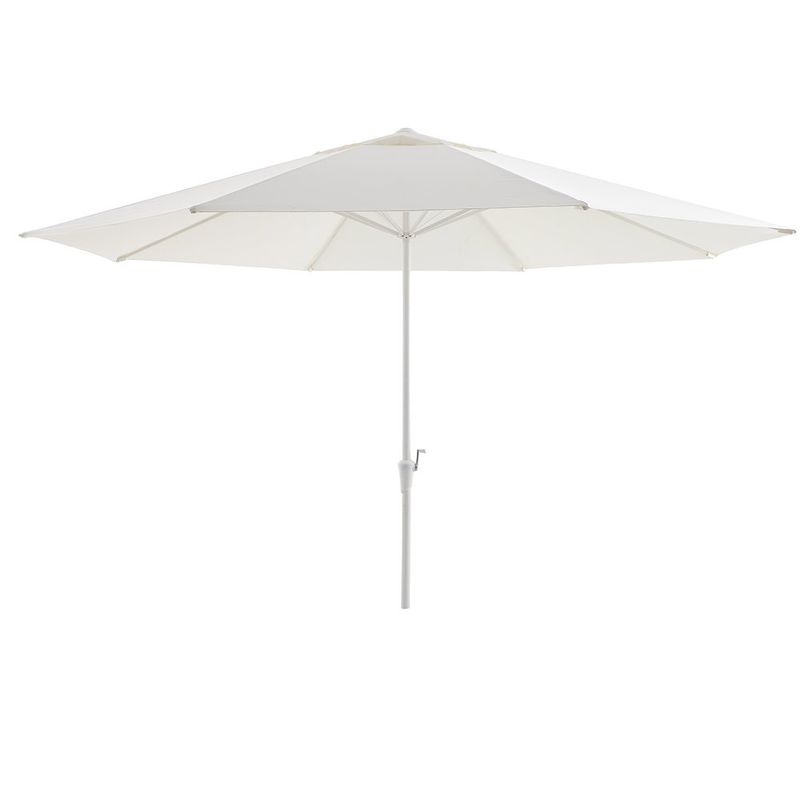Sombrilla de Mesa Aura II Octogonal de Aluminio 3.94 Metros Color Blanco