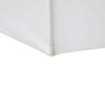 Sombrilla de Mesa Aura II Octogonal de Aluminio 3.94 Metros Color Blanco