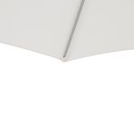 Sombrilla de Mesa Aura II Octogonal de Aluminio 3.94 Metros Color Blanco