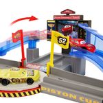 Pista Pixar Cars Copa Pistón Stunting Speedway con Vehículo