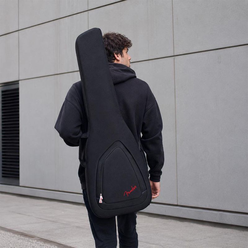 Funda para Bajo Eléctrico Fender FB610 Acolchada Tipo Mochila Color Negro