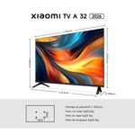 Televisor Smart de 32" LED HD con Google TV