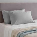 Set de 2 Sobrefundas para Almohada King de 50 x 100 cm Color Gris