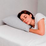 Set de 2 Sobrefundas para Almohada King de 50 x 100 cm Color Gris