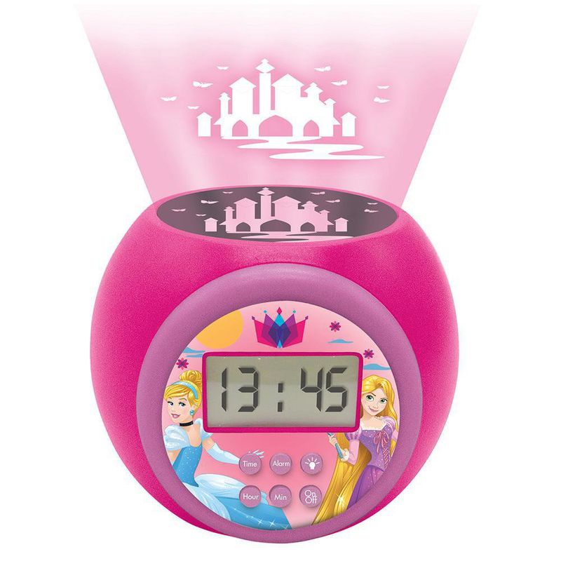 Reloj Despertador Y Proyector Princesas - Disney