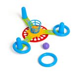 Juego de Puntería con Aros de Colores para Niños con Base Giratoria Multicolor