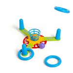 Juego de Puntería con Aros de Colores para Niños con Base Giratoria Multicolor
