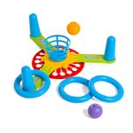 Juego de Puntería con Aros de Colores para Niños con Base Giratoria Multicolor