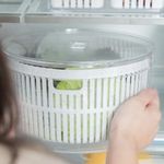 Organizador Clear Fresh con Cesto Removible de 5.5 Litros para Alimentos Color Transparente