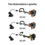 Retenedor de Repuesto para Cabezal de Desbrozadoras DES-30C, DES-26C y DES-25P
