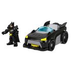Set de Figura y Vehículo DC Super Friends de Batman Metal Force Color Negro