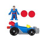 Set de Figura y Vehículo DC Super Friends de Superman Supermóvil Color Azul