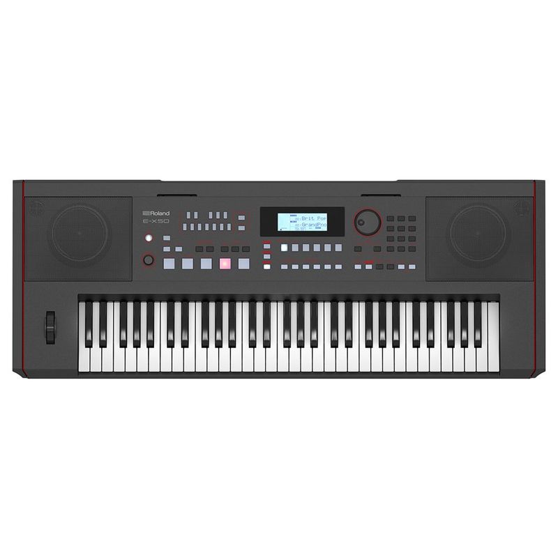 Teclado Electrónico Roland Arranger E-X50 61 Teclas Sensitivas con Bluetooth Color Negro