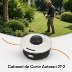 Cabezal de Corte AutoCut 27-2 de 2 Hilos para Desbrozadoras Compatibles