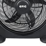Ventilador de Piso 20 Plg con Diseño Portátil para Ventilación Interior Color Negro