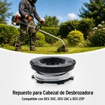 Carrete de Repuesto con Hilo para Desbrozadoras DES-30C, DES-26C y DES-25P