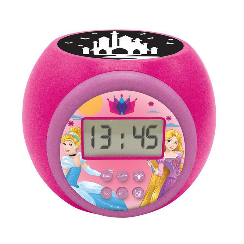 Reloj Despertador Y Proyector Princesas - Disney