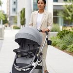Coche Travel System Modes Pramette 3 en 1 para Recién Nacido Gris