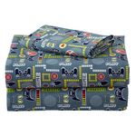 Set de Sábanas Imperial de 3 Piezas Diseño Estampado para Niños - Colores Surtidos