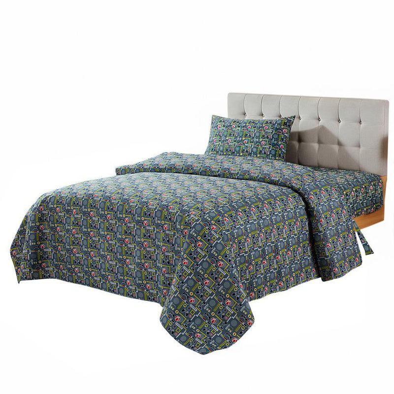 Set de Sábanas Imperial de 3 Piezas Diseño Estampado para Niños - Colores Surtidos