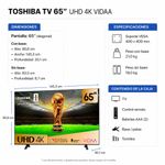 Televisor Smart de 65" LED Ultra HD 4K Modelo C350RS