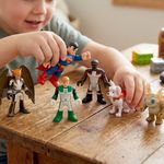 Set de 6 Figuras Superman Imaginext DC Super Friends de 7.6 cm