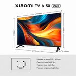 Televisor Smart de 50" Ultra HD 4K con Google TV