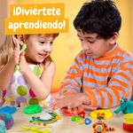 Juego Fábrica de Plasticina DIY con 5 Actividades y 1 kg