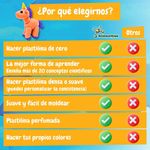 Juego Fábrica de Plasticina DIY con 5 Actividades y 1 kg