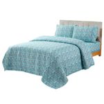 Set de Sábanas Matrimonial de 4 Piezas Diseño Estampado para Niños - Colores Surtios