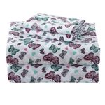 Set de Sábanas Matrimonial de 4 Piezas Diseño Estampado para Niños - Colores Surtios