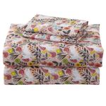 Set de Sábanas Matrimonial de 4 Piezas Diseño Estampado para Niños - Colores Surtios