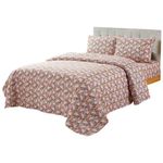 Set de Sábanas Matrimonial de 4 Piezas Diseño Estampado para Niños - Colores Surtios