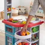 Cocina de Juguete con Accesorios para Juego de Roles de 50 Piezas