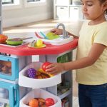 Cocina de Juguete con Accesorios para Juego de Roles de 50 Piezas