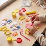 Set de Plasticina Fairy Unicorn World con Moldes y 2 Botes Multicolor