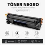 Cartucho de Tóner NKT Compatible con Impresoras HP CB435/CB436/CE285/CE278 Color Negro