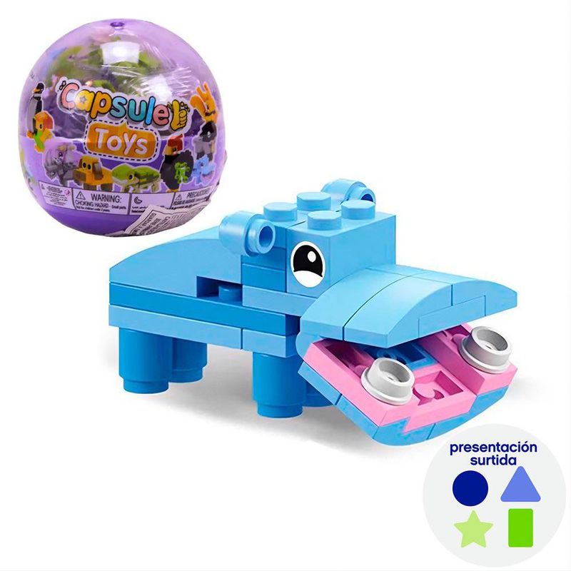 Set de Bloques para Armar Animales 12 en 1 para Niños - Modelos Surtidos