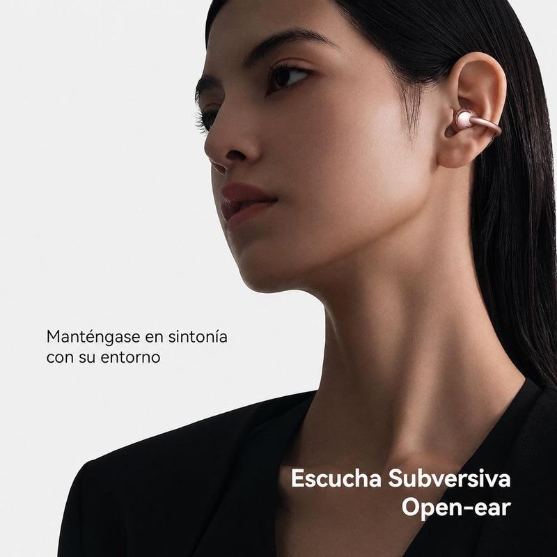 Audífonos TWS Huawei FreeClip con Bluetooth 5.3 Diseño Abierto Color Gold