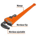 Llave Stilson 36 Plg Cuerpo Robusto de Hierro