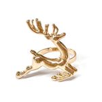 Set de 4 Anillos para Servilleta Diseño Renos